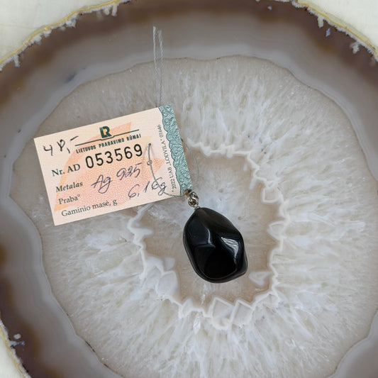 Apačių ašaros, obsidijano pakabukas