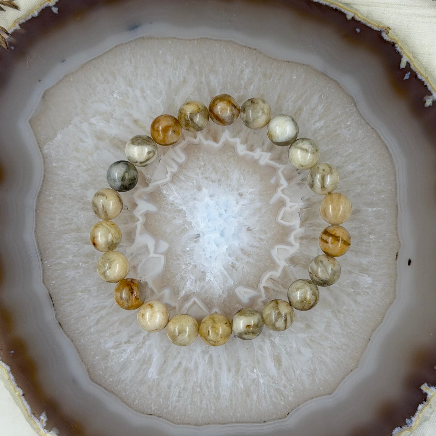 Jaspio apyrankė, 8 mm