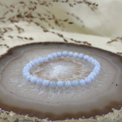 Chalcedono apyrankė, 6 mm