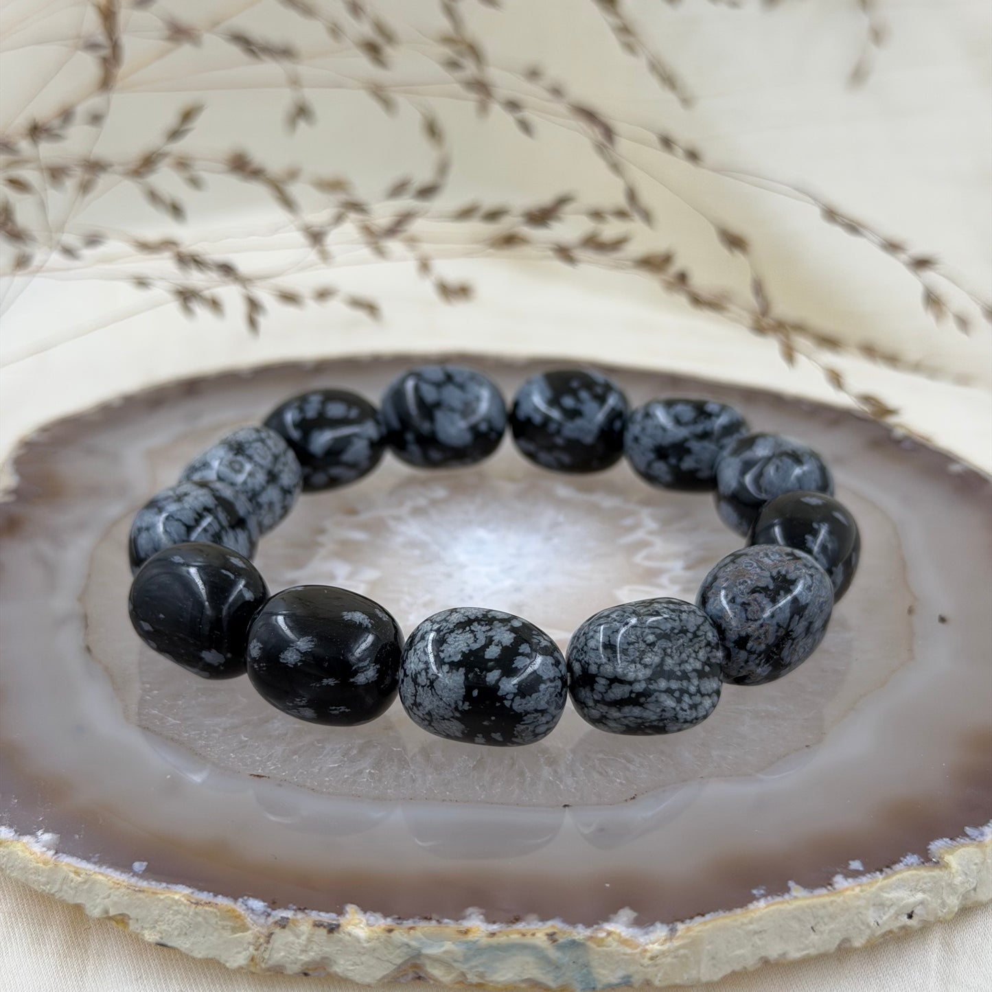 Obsidijano apyrankė