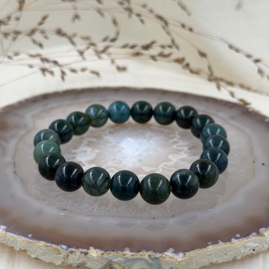 Agatas samanų, 10 mm