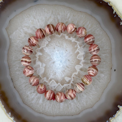Rodochrozito apyrankė, 10 mm