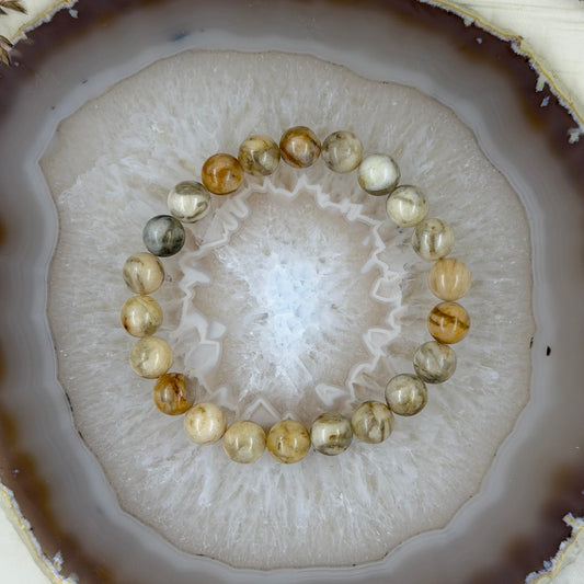Jaspio apyrankė, 8 mm