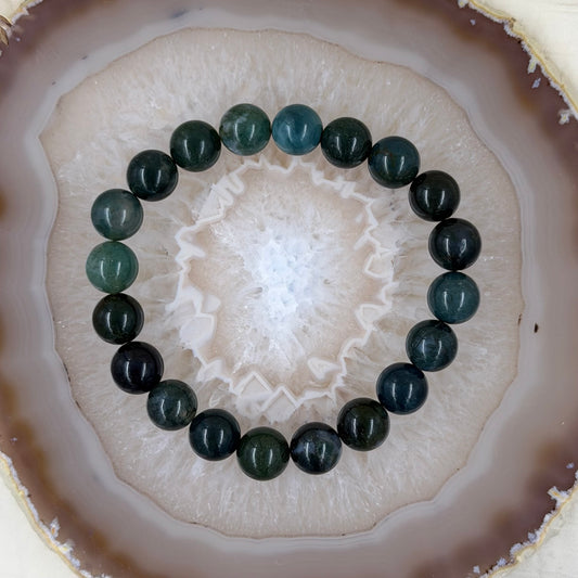 Agatas samanų, 10 mm